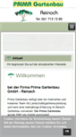 Mobile Screenshot of prima-gartenbau.ch